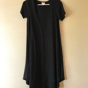 Solid Black LuLaRoe XXS Carly Dress - Brand New